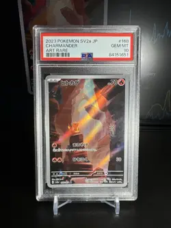 2023 POKEMON JAPANESE SV2A-POKEMON 151 ART RARE #168 CHARMANDER PSA 10 - Image 1