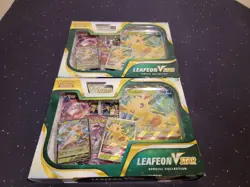LOT OF 2 Leafeon V Star Special Collection Factory Sealed English Pokemon TCG - Image 1