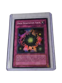 🔥Yugioh deck devastation virus SUPER RARE Flaming Eternity FET-EN058 NM 1st Ed - Image 1