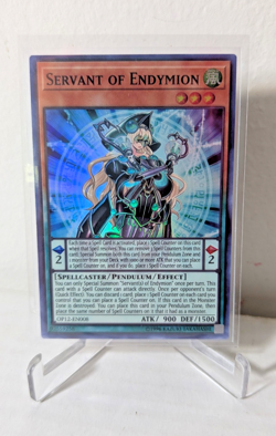 Servant of Endymion OP12-EN008 Yugioh TCG Super Rare Unlimited Edition - NM - Image 1
