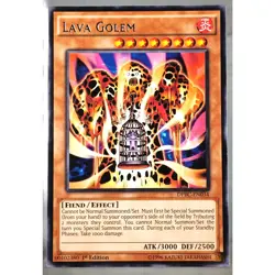 Yugioh! LAVA GOLEM DPBC-EN034, Rare, 1st Edition, NM, See Pics/Descr. - Image 1