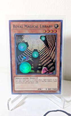 Royal Magical Library OP07-EN004 Yugioh TCG Super Rare Unlimited Edition - NM - Image 1