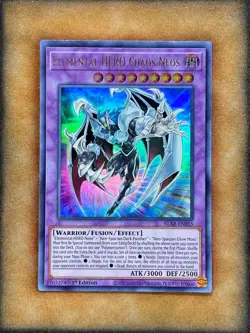 YUGIOH ~ ELEMENTAL HERO CHAOS NEOS ~ 1st EDITION ULTRA RARE ~ BLAR-EN055 - Image 1