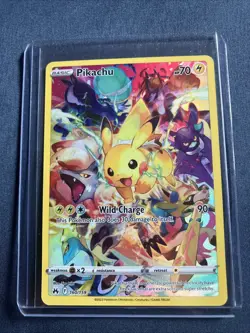 Pokemon Pikachu TCG Card Crown Zenith 160/159 Holo Secret Rare NM/Mint Condition - Image 1