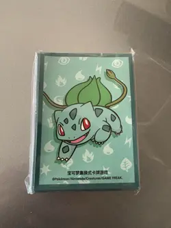 Pokemon Simplified Chinese Exclusive Card Sleeve (64 Pieces) Bulbasaur - Image 1