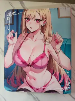 Anime Waifu Trading Card 9-Pocket 3-Ring Zipper Binder - Kitagawa Marin - Image 2