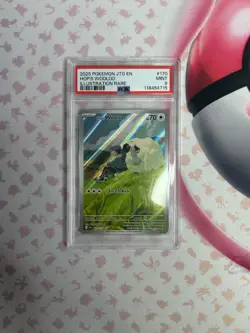 Pokemon TCG Hop's Wooloo Illustration Rare Card 170/159 Journey Together PSA 9 - Image 1