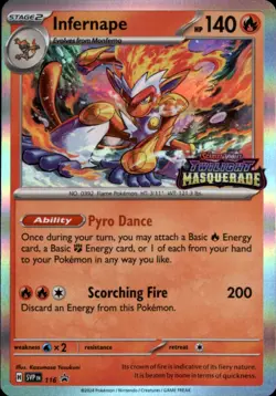 Infernape - Holo Promo SV: Scarlet & Violet Promo Cards 116 NM - Image 1