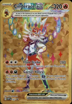 Cinderace ex Promo SV: Scarlet & Violet Promo Cards 163 NM - Image 1