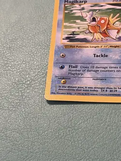 Magikarp 1st Edition Shadowless Base Set Pokemon Card NM Nice Edges - Image 5