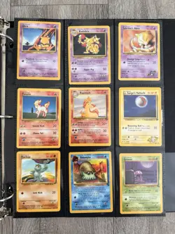 Old Pokemon Cards VINTAGE Rare Collection binder Holo WOTC 1999 Era Lot - Image 5