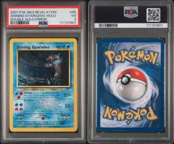 Shining Gyarados Holo Card Neo Revelation 65/64 (Double Holo Error) - Image 1