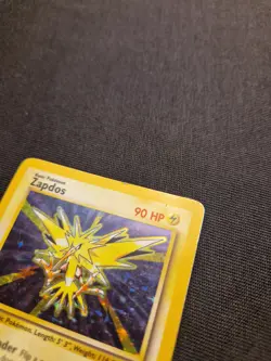 Pokemon TCG Zapdos Holo Card Base Set 16/102, 1999 Vintage WOTC - Image 2