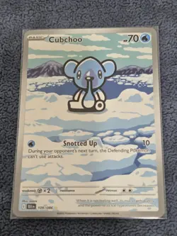 Pokemon TCG - Cubchoo IR 109/086 - SV: Black Bolt (BLK) - NM Card - Image 1