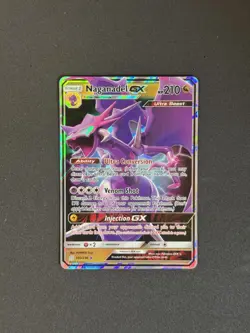 Pokemon Card Naganadel GX 160/236 Unified Minds Half Art Rare NM/M - Image 1
