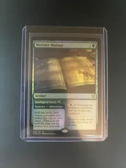 Monster Manual (Extended Art) Commander Legends: Battle for Baldur's Gate Foil - Image 1