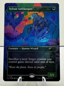 Sylvan Safekeeper Galaxy Foil Secret Lair: Magic the Gathering(mtg) - Image 1