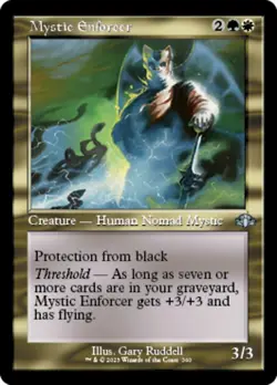 1x Mystic Enforcer -- Retro Frame - Foil NM-Mint, English Dominaria Remastered M - Image 1
