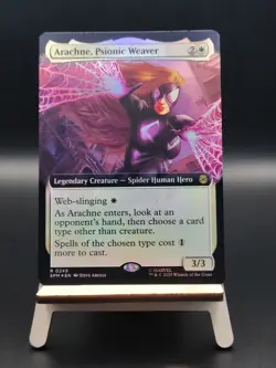 Arachne, Psionic Weaver (Extended Art Foil)- #245 - Rare - Marvel's Spider-Man - Image 1