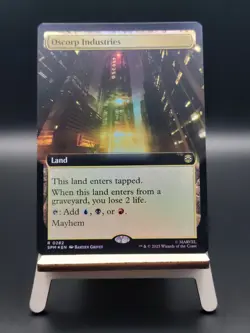 Oscorp Industries (Extended Art Foil) - #282 -Rare - Marvel's Spider-Man - SPM - Image 1