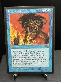 MTG Alliances Force of Will Regular Vintage 1996 LP/NM! - Image 1