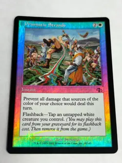 Prismatic Strands 2002 Judgment FOIL White Common Instant MTG NM - Image 1