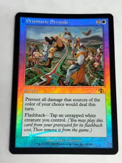Prismatic Strands 2002 Judgment FOIL White Common Instant MTG NM - Image 2
