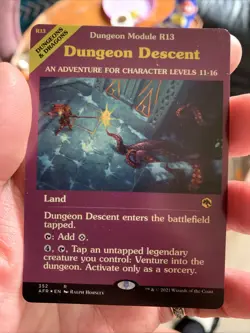 MTG ~ Dungeon Descent (Dungeon Module Foil) Forgotten Realms ~ NM ~ Rare - Image 1