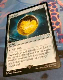 Sol Ring 0357 - Final Fantasy Commander - Uncommon - NM (see pics) MTG - Image 3