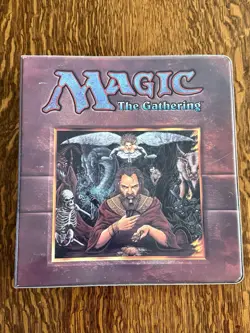 Vtg 1995 Magic: The Gathering “Pete Venters” Ultra Pro 3 Ring Binder Rare - Image 1