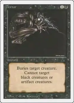 Terror Revised Edition Moderate Play MTG Magic DNA GAMES - Image 1