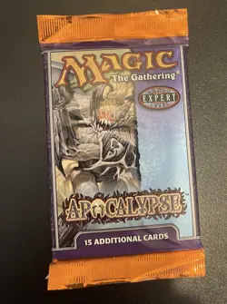 1x Apocalypse Booster Pack - Factory Sealed - MTG - Magic The Gathering WOC06257 - Image 1