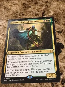 LATHRIL, BLADE OF THE ELVES Magic the Gathering MTG Foundations Rare - Image 1