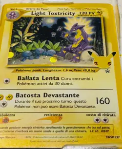 Pokemon Light Toxtricity SWSH137 25th Anniversary GRAN FESTA Trading Card MINT - Image 2