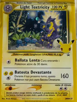 Pokemon Light Toxtricity SWSH137 25th Anniversary GRAN FESTA Trading Card MINT - Image 3