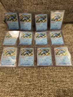 Pokemon TCG Mega Evolutions Golduck 008 Swirl Promos X12 LOT - Image 1