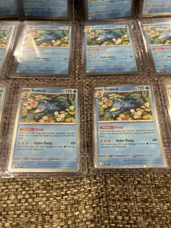 Pokemon TCG Mega Evolutions Golduck 008 Swirl Promos X12 LOT - Image 2
