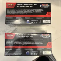 Lot 2 Pokemon Scarlet & Violet Prismatic Evolutions Surprise Box Factory Sealed - Image 2