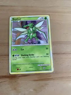 2010 Pokemon TCG HGSS Undaunted Scyther 65/90 NM - Image 1