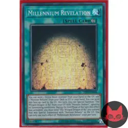 Yugioh Millennium Revelation LED7-EN006 Super Rare NM - Image 1