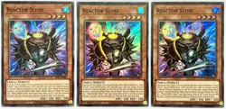 3 x EGS1-EN020 Reactor Slime - Super Rare 1st Edition Near Mint YuGiOh Cards - Image 1