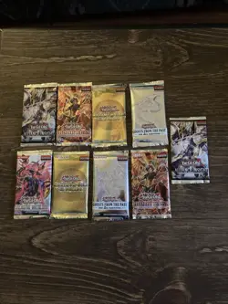 Yu-Gi-Oh Pack Lot! (9 Packs) 1st Edition and sealed W GFP2, Max Gold, Vintage + - Image 1