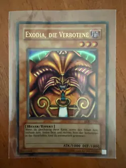 Yu-Gi-Oh! · Exodia, die Verbotene · LOB-G101 · Deutsch · Karte - Image 1