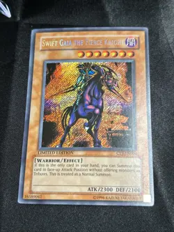 YUGIOH • SWIFT GAIA THE FIERCE KNIGHT • SECRET RARE • CT1-EN004 • LIMITED • LP - Image 3