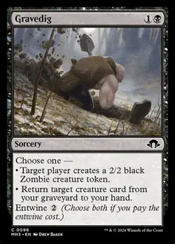 (3x FOIL) GRAVEDIG - Modern Horizons 3 - MTG Magic the Gathering Card - Image 1