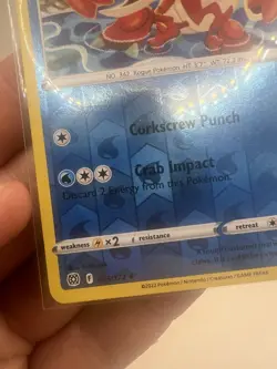 033/172 Crawdaunt : Reverse Holo Card : Pokemon TCG Brilliant Stars LP/NM - Image 5