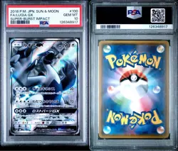 PSA 10 Lugia GX #100 2018 Super Burst Impact Pokemon Card Japanese - Image 3
