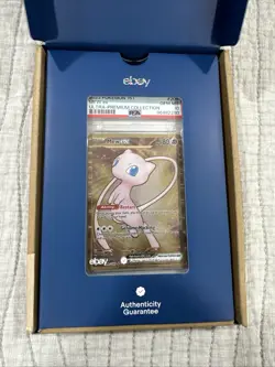 PSA 10 GEM MINT Mew Ex 205/165 Gold METAL 151 UPC PROMO Pokemon Card - Image 2