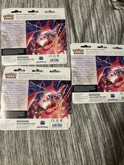 Pokemon TCG Sword Shield Fusion Strike 3-Pack Blister Card Set 1 Espeon, 2 Eevee - Image 2