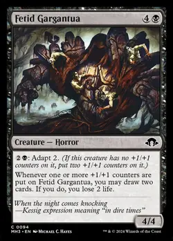 (2x FOIL) FETID GARGANTUA - Modern Horizons 3 - MTG Magic the Gathering Card - Image 1
